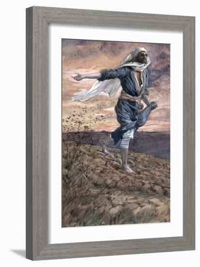 The Sower, Illustration for 'The Life of Christ', C.1886-94-James Tissot-Framed Giclee Print