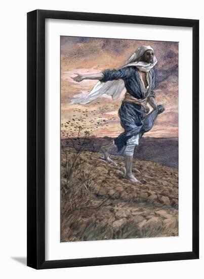 The Sower, Illustration for 'The Life of Christ', C.1886-94-James Tissot-Framed Giclee Print