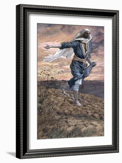 The Sower, Illustration for 'The Life of Christ', C.1886-94-James Tissot-Framed Giclee Print