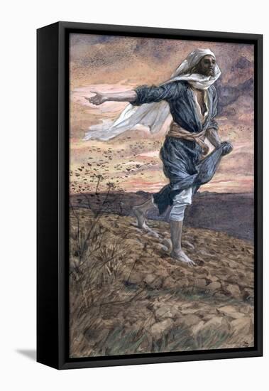 The Sower, Illustration for 'The Life of Christ', C.1886-94-James Tissot-Framed Premier Image Canvas