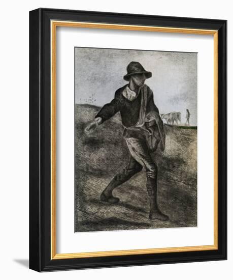 The Sower-Vincent van Gogh-Framed Giclee Print