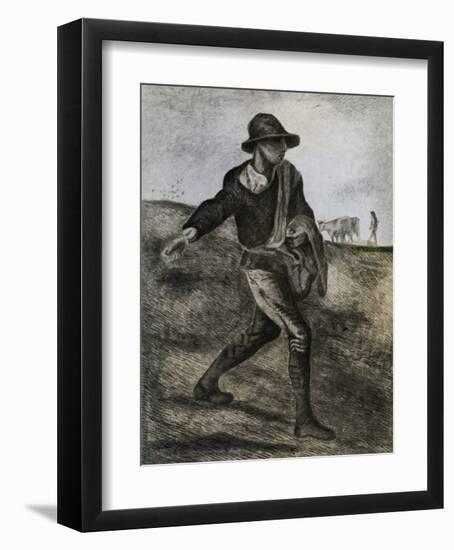 The Sower-Vincent van Gogh-Framed Giclee Print