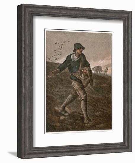 The Sower-null-Framed Art Print