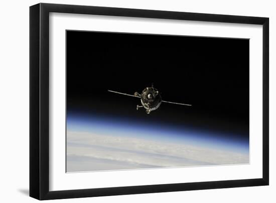 The Soyuz Tma-10M Above Earth's Limb-null-Framed Photographic Print