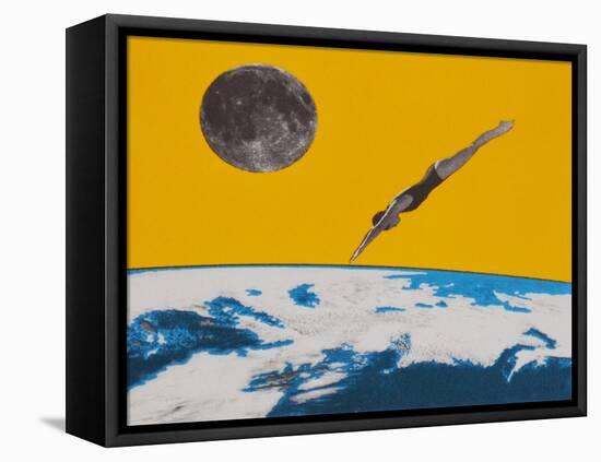 The space dive-Anne Storno-Framed Premier Image Canvas