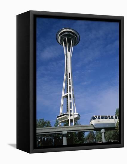 The Space Needle, Seattle, Washington State, USA-Geoff Renner-Framed Premier Image Canvas