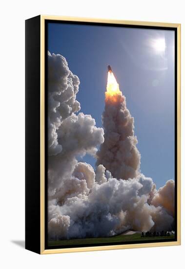 The Space Shuttle Columbia and Her Crew of Six Lifted Off from Pad 39B at 1:09 P.M.-null-Framed Stretched Canvas