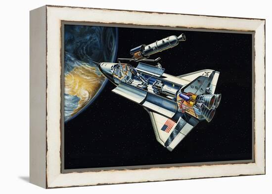 The Space Shuttle-Wilf Hardy-Framed Premier Image Canvas