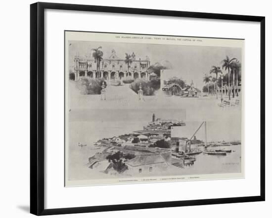 The Spanish-American Crisis, Views of Havana, the Capital of Cuba-Charles Auguste Loye-Framed Giclee Print