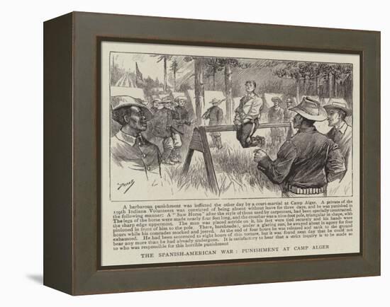 The Spanish-American War, Punishment at Camp Alger-null-Framed Premier Image Canvas