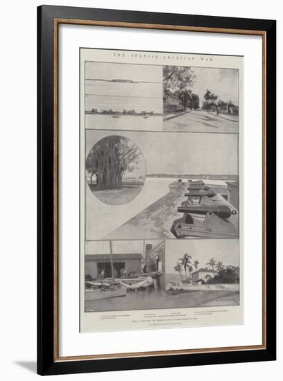 The Spanish-American War, Views of Key West, the American Naval Station Nearest to Cuba-Charles Auguste Loye-Framed Giclee Print