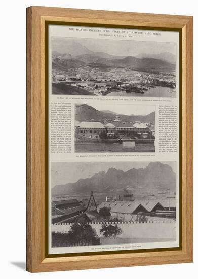 The Spanish-American War, Views of St Vincent, Cape Verde-null-Framed Premier Image Canvas
