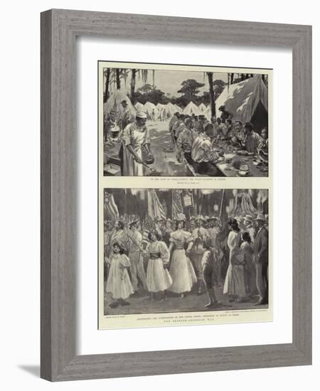 The Spanish-American War-Joseph Nash-Framed Giclee Print