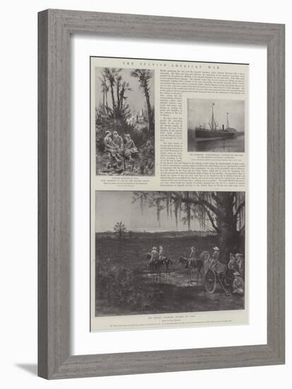 The Spanish-American War-Paul Frenzeny-Framed Giclee Print