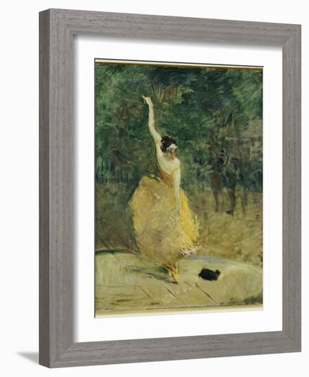 The Spanish Dancer, 1888-Henri de Toulouse-Lautrec-Framed Giclee Print