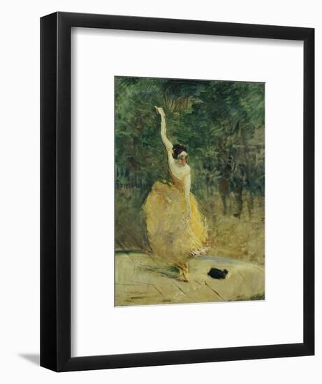 The Spanish Dancer, 1888-Henri de Toulouse-Lautrec-Framed Premium Giclee Print
