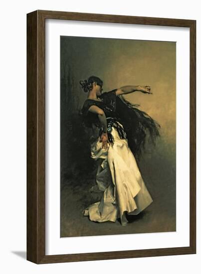 The Spanish Dancer, Study for "El Jaleo," 1882-John Singer Sargent-Framed Premium Giclee Print