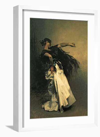 The Spanish Dancer, Study for "El Jaleo," 1882-John Singer Sargent-Framed Premium Giclee Print