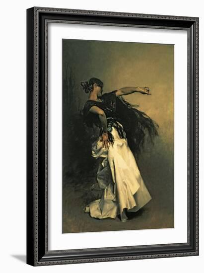 The Spanish Dancer, Study for "El Jaleo," 1882-John Singer Sargent-Framed Premium Giclee Print