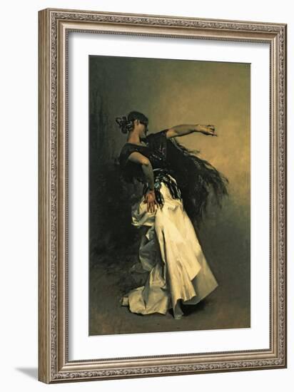 The Spanish Dancer, Study for "El Jaleo," 1882-John Singer Sargent-Framed Giclee Print