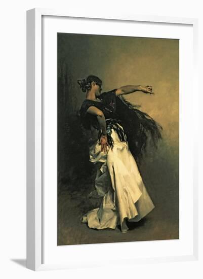 The Spanish Dancer, Study for "El Jaleo," 1882-John Singer Sargent-Framed Giclee Print