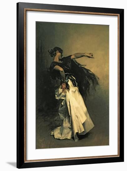 The Spanish Dancer, Study for "El Jaleo," 1882-John Singer Sargent-Framed Giclee Print