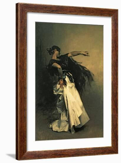 The Spanish Dancer, Study for "El Jaleo," 1882-John Singer Sargent-Framed Giclee Print