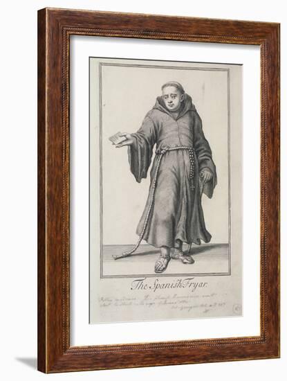 The Spanish Fryar, Cries of London-Pierce Tempest-Framed Giclee Print