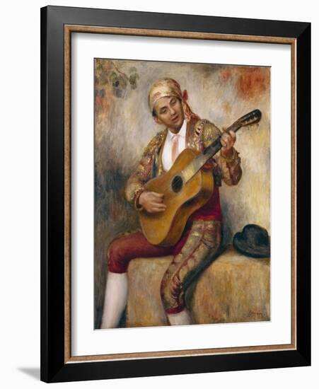 The Spanish Guitarist, 1894-Pierre-Auguste Renoir-Framed Giclee Print