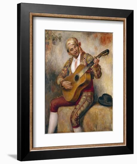 The Spanish Guitarist, 1894-Pierre-Auguste Renoir-Framed Giclee Print