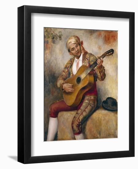 The Spanish Guitarist, 1894-Pierre-Auguste Renoir-Framed Giclee Print