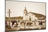 The Spanish Mission, Santa Clara de Asis, California in 1777-American School-Mounted Giclee Print