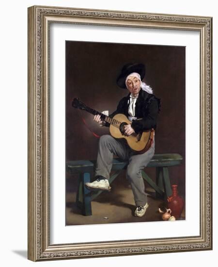 The Spanish Singer-Edouard Manet-Framed Giclee Print