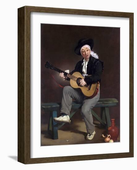 The Spanish Singer-Edouard Manet-Framed Giclee Print