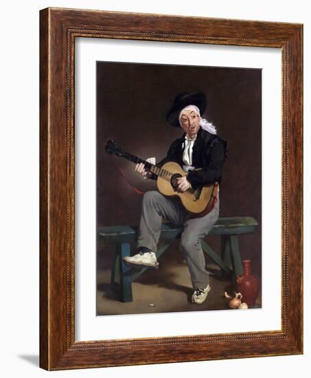 The Spanish Singer-Edouard Manet-Framed Giclee Print