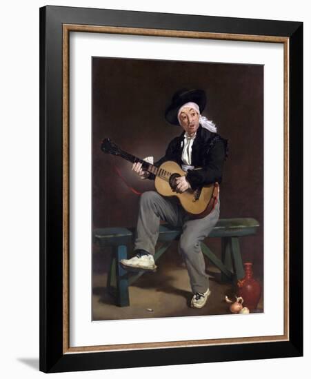 The Spanish Singer-Edouard Manet-Framed Giclee Print