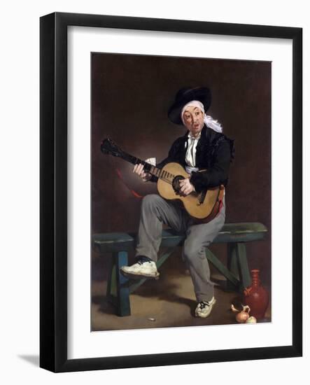 The Spanish Singer-Edouard Manet-Framed Giclee Print