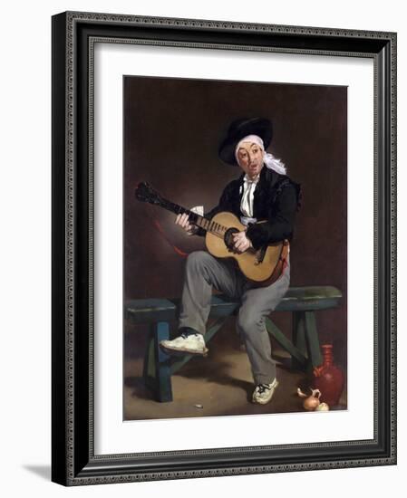 The Spanish Singer-Edouard Manet-Framed Giclee Print