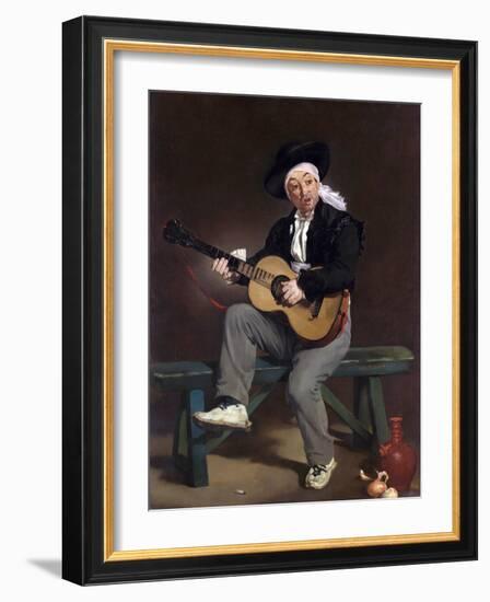 The Spanish Singer-Edouard Manet-Framed Giclee Print