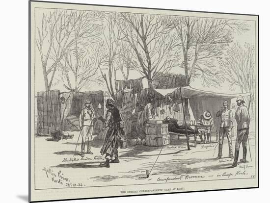 The Special Correspondents' Camp at Korti-Melton Prior-Mounted Giclee Print