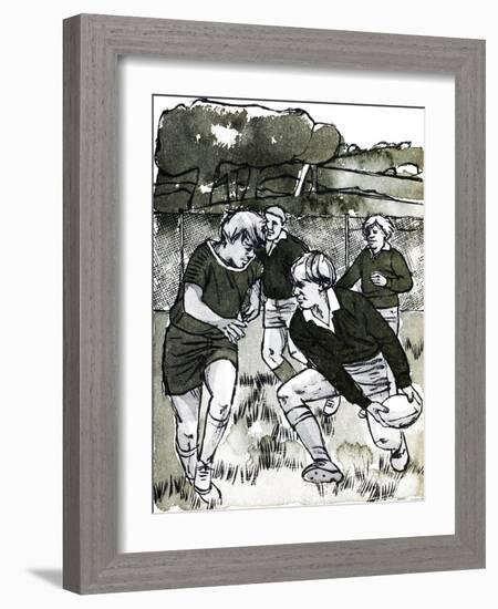 The Spectator - Child Life-Susan Swan-Framed Giclee Print