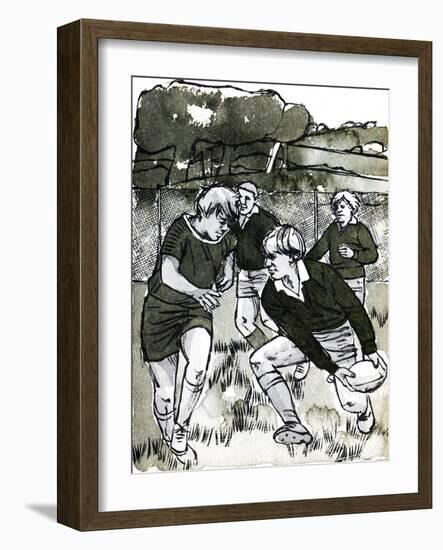 The Spectator - Child Life-Susan Swan-Framed Giclee Print