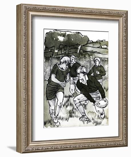 The Spectator - Child Life-Susan Swan-Framed Giclee Print