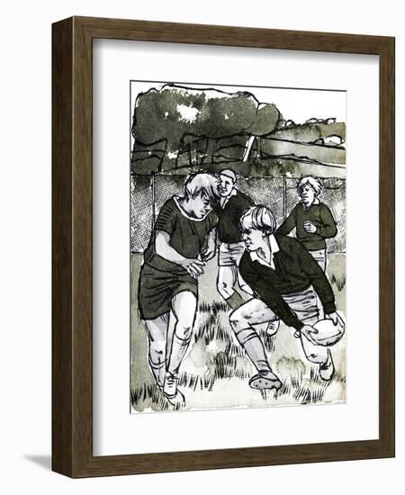 The Spectator - Child Life-Susan Swan-Framed Giclee Print