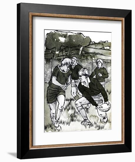 The Spectator - Child Life-Susan Swan-Framed Giclee Print