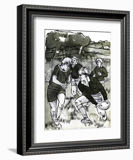 The Spectator - Child Life-Susan Swan-Framed Giclee Print