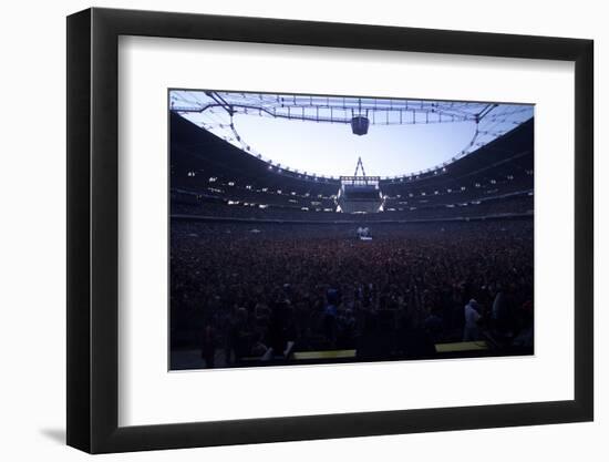 The Spectators of Vasco Rossi at the Turin Delle Alpi Stadium-null-Framed Photographic Print