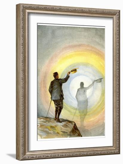 The Spectre and Circular Rainbow, 1898-FA Brockhaus-Framed Giclee Print