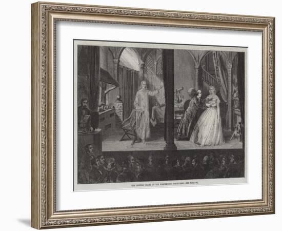 The Spectre Drama at the Polytechnic Institution-null-Framed Giclee Print