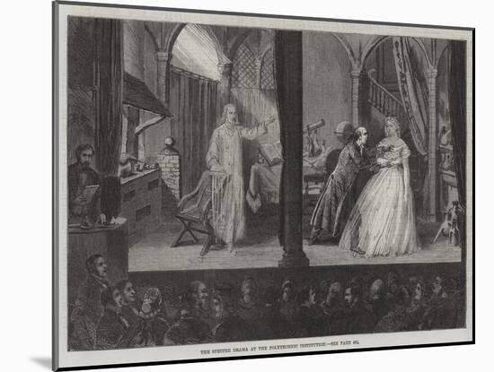 The Spectre Drama at the Polytechnic Institution-null-Mounted Giclee Print